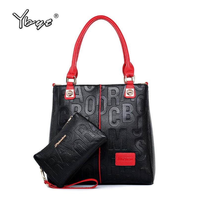 

YBYT Brand New Fashion Woman Luxury Handbag Large Capacity Composite Bag Ladies Leather Shoulder Messenger Bag Totes Purse 2021, Black