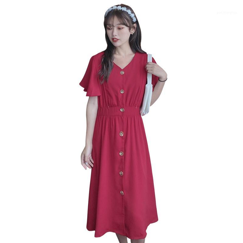 

Maternity Nursing Dress Fashion Breastfeeding Pleated Midi Dresses Plus Size Loose for Pregnant Women Summer Elegant Clothes1, Black