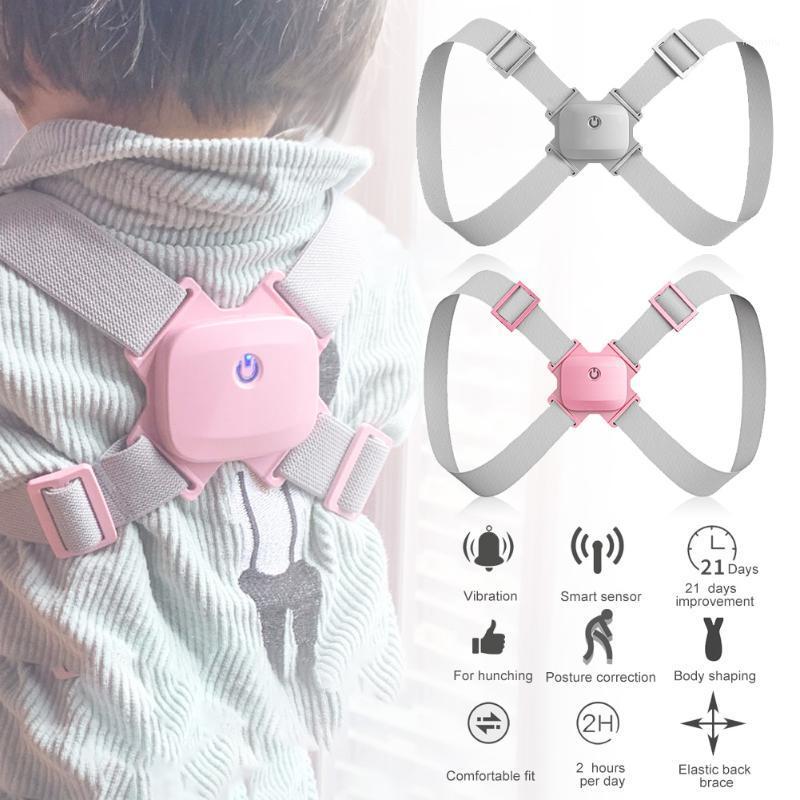 

Electronic Posture Corrector Rechargeable Posture Reminder with Sensor Vibration Adjustable Back Brace for Hunching1, Pink