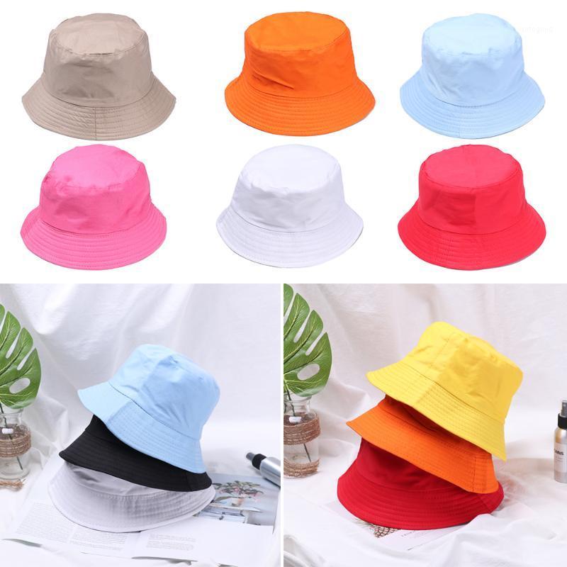 

Cloches Unisex Summer Bucket Hat Foldable Fisherman Women Cotton Fishing Hunting Cap Basin Chapeau Sun Prevent Outdoor Sunscreen1, Red