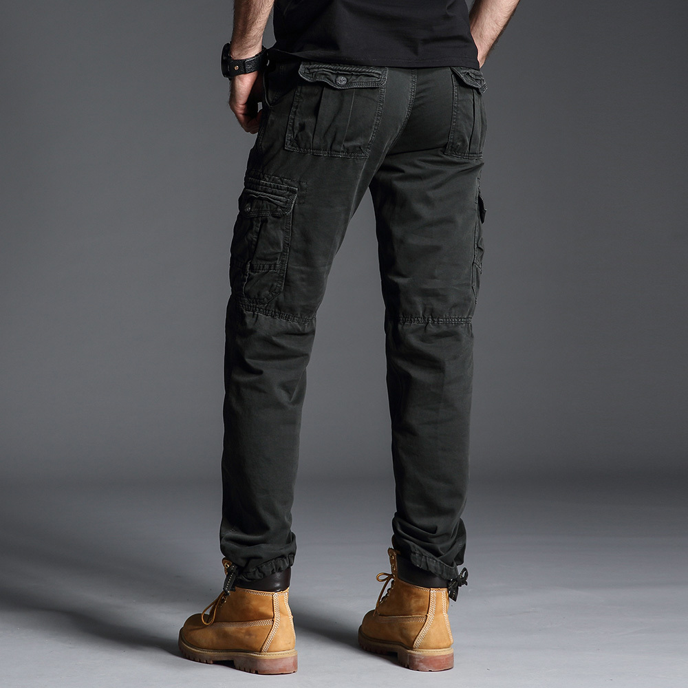 

of Cargo Casual Men Multi-pockets Male Camouflage Fanshion Safari Pants Outdoor Cotton Pcqf, Black camouflage