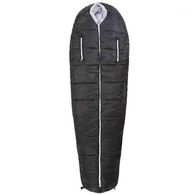 

Mummy Can reach out hand Windproof outdoor thickening waterproof warm adult spring autumn winter camping sleeping bag1