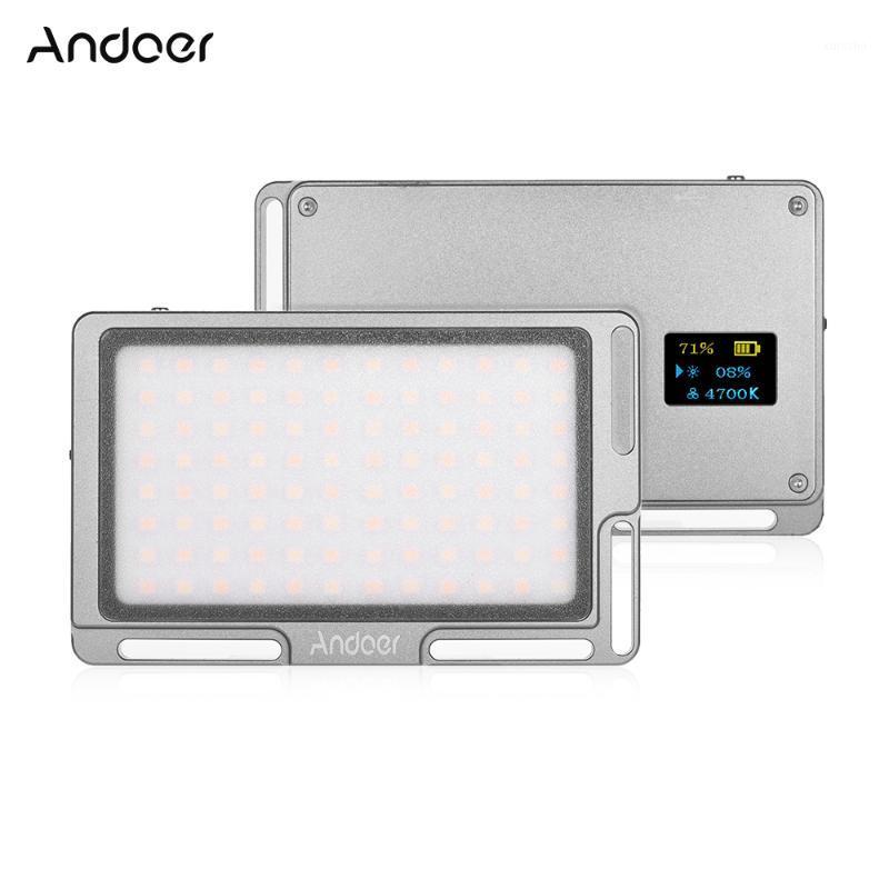 

Andoer Portable 96LED Video Light Panel Camera + OLED Screen 1/4" Screw Hole 3500K-5700K for DSLR Cameras Smartphone Video Photo1