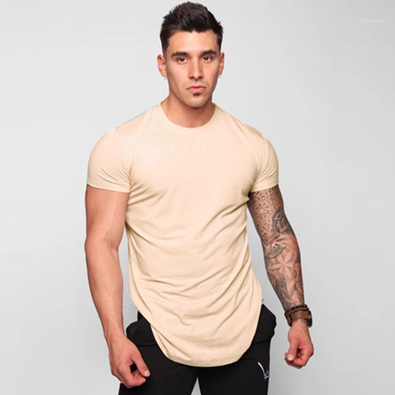 

2020 New Men T-shirt quick-dry Short Sleeves Running T-shirt Male fitness training Sports Summer Brand Clothing1, Black