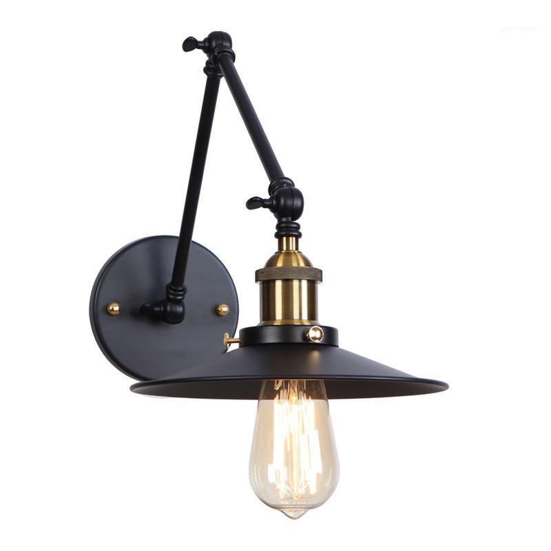 

Nordic Industrial Vintage Lamp LED Wall Light Fixtures Iron Long Arm Adjust Edison Wall Sconces Loft Decor Lamps Lamara Pared1
