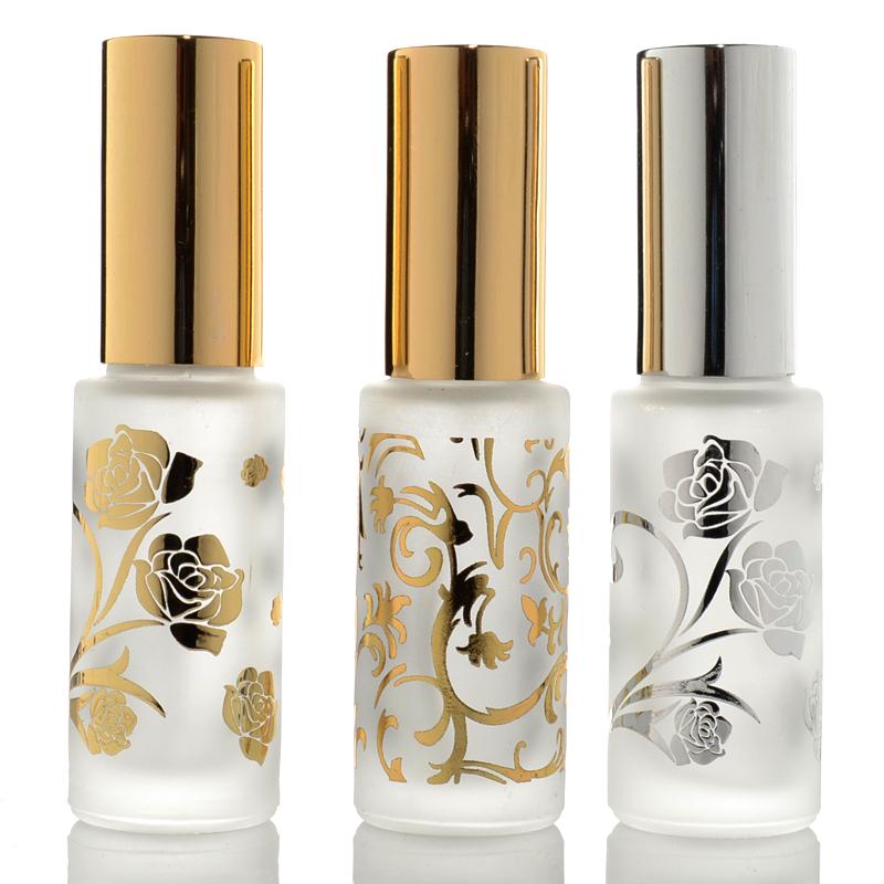 

80Pcs 12Ml Spray Bottle Fashion Ladies Style Portable Glass Perfume Aluminum Cap Atomizer Empty Cosmetics Moisturizing Vials