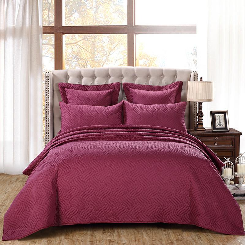 

1PCS Cotton high quality striped quilted quilt large quilt cover cotton bedding Duvet Cover, 04