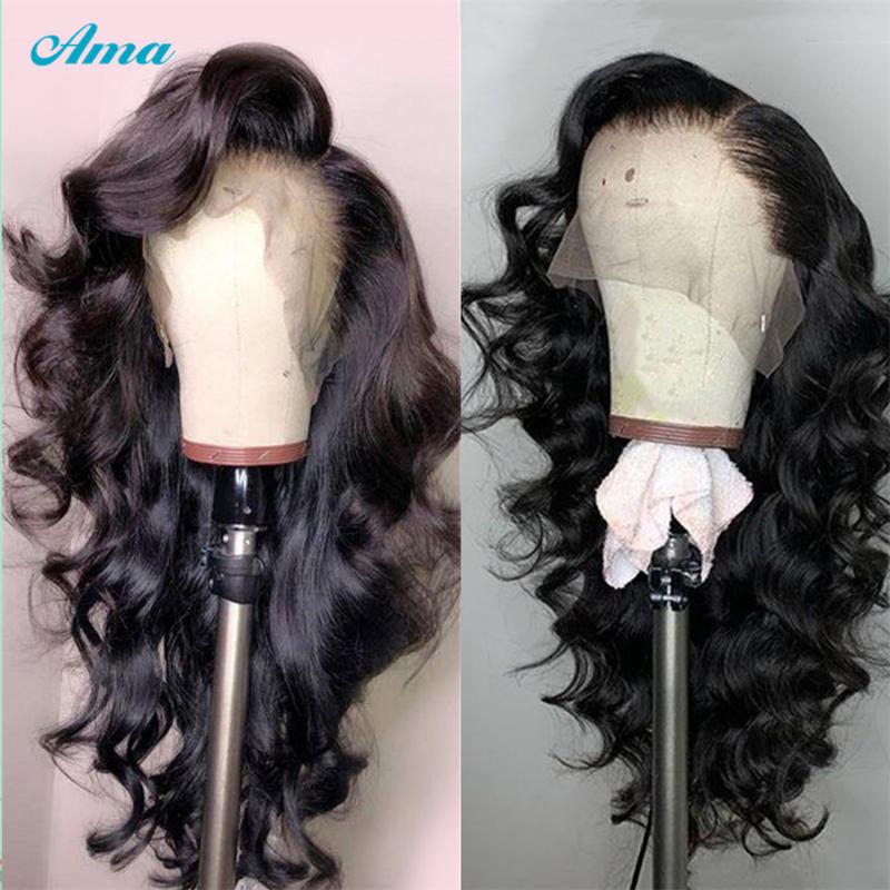 

Loose Wave Lace Front Wig Malaysian 13x4/13x6x1 HD Transparent Lace Front Human Hair Wigs For Black Women Remy 4x4 Closure Wig, 4x4 brown lace wig