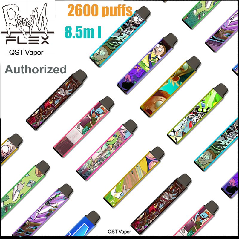 

Disposable R&M 2600 Plus RandM Flex Vapor 18350 Bars 8.5ml Pre Filled Battery Vape Packaging A+ Cartridge Pods Electronic Cigarettes Pu Iaow