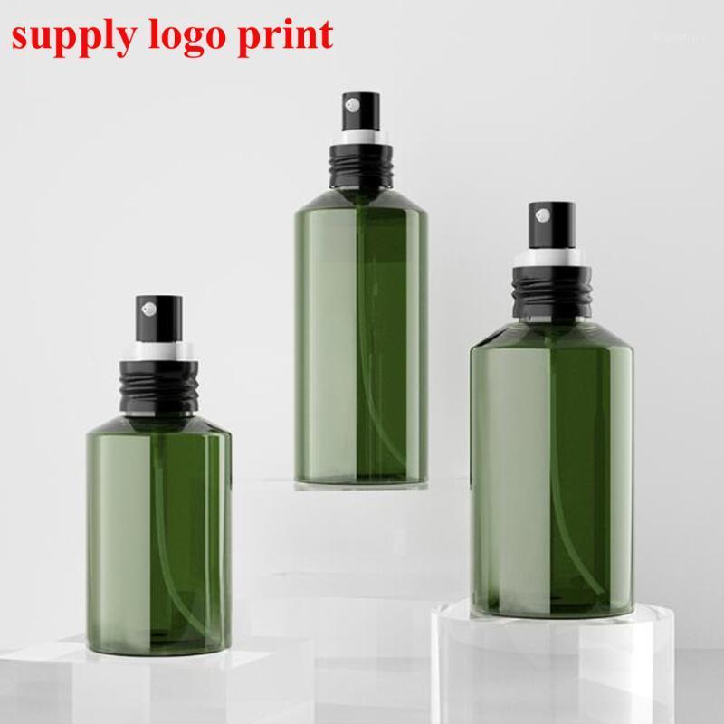 

50pcs/lot 50ml/100ml/150ml/200ml PET dark green shoulder lotion bottle shampoo shower gel sub-bottle Alumina emulsion head1