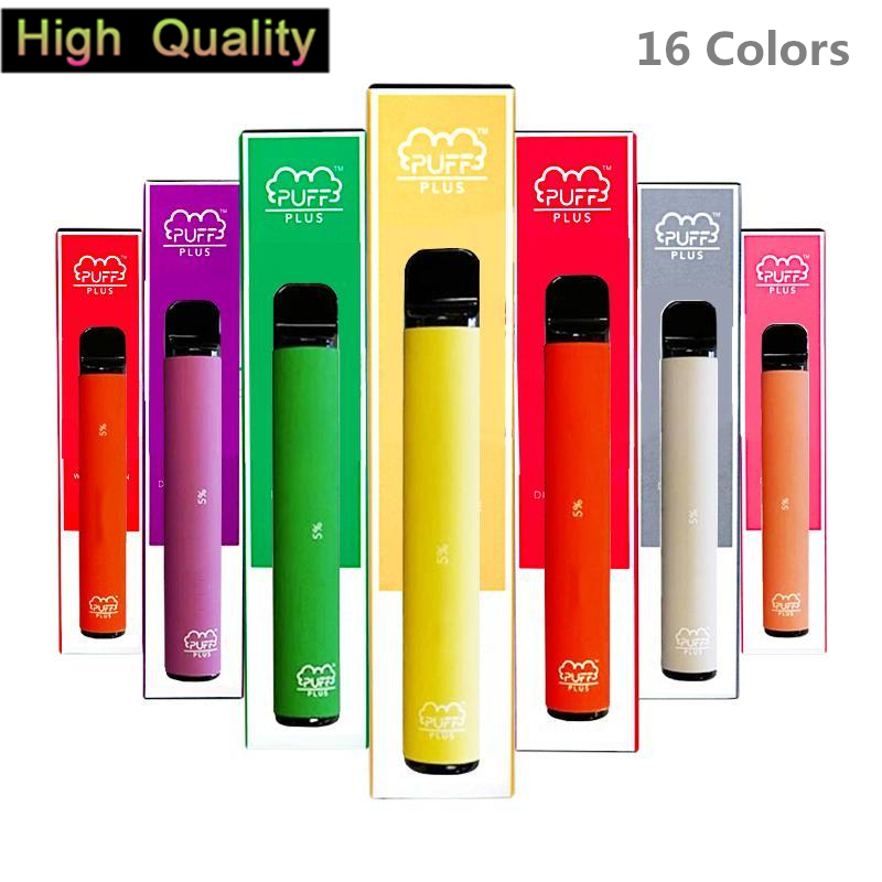 

Puff bar Plus Disposable Device empty Pod Starter Kit Upgraded 550mAh Battery 3.2ml Cartridge Vape 8 color VS XXL puff bars