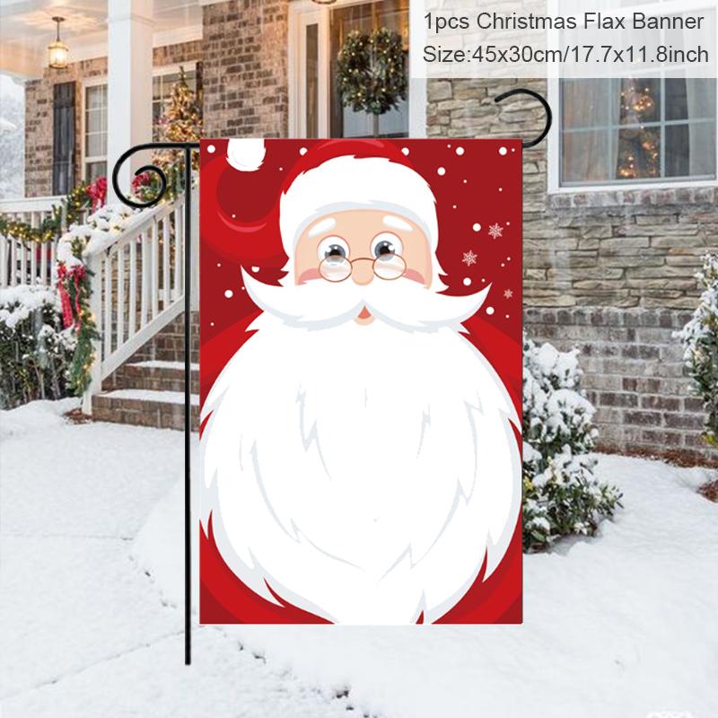 

45*30cm Merry Christmas Decorations Porch Door Banner New Year Party Ornament Christmas Decorations For Home 2020 Happy New Year