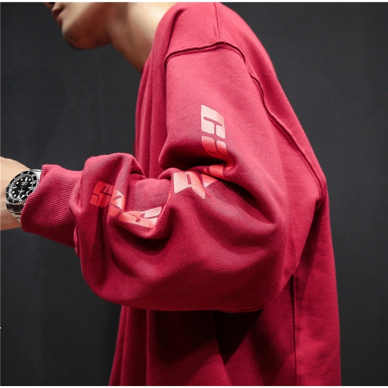 

Spring 2021 New Fall Loose European and American Male Nightgown Wild Jacket Simple Fashion Oversize Harajuku Top UZHX FR56, Black