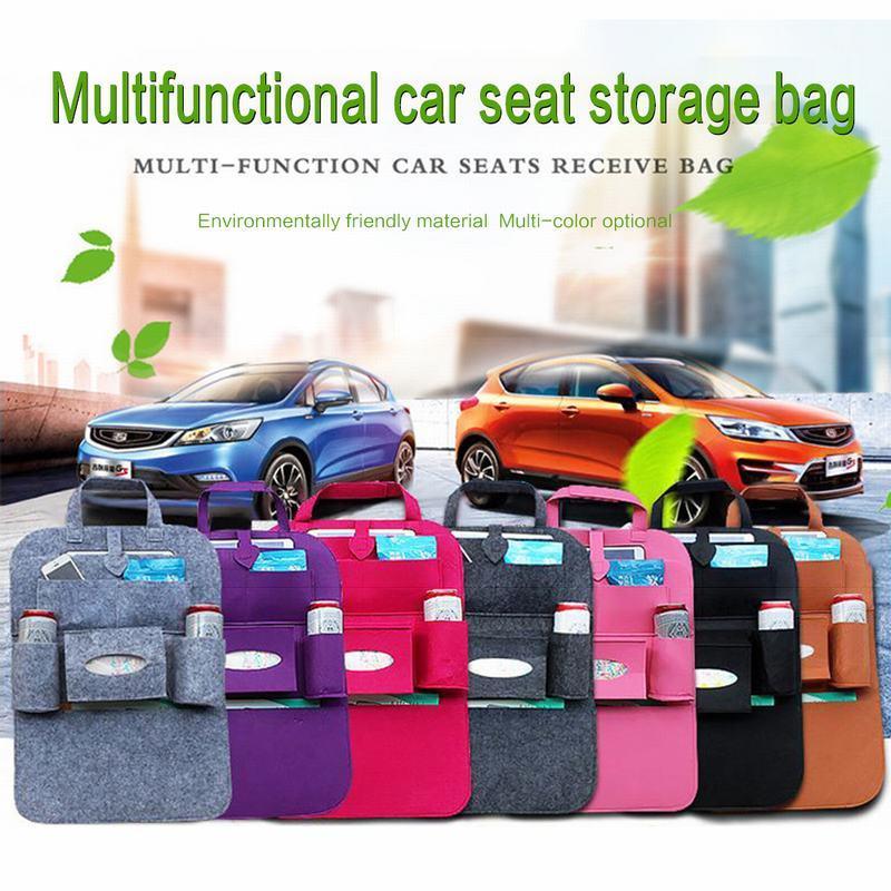 

1pcs Car Seat Storage Bag Car Covers Back Seat Organizer Auto Multi Holder Pocket Organizer Storage Bag Assorted Pocket1