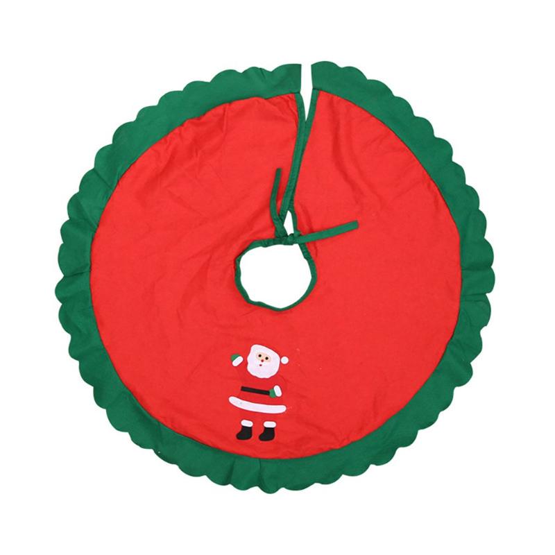 

Christmas Tree Skirt Aprons New Year Christmas Tree Carpet Foot Cover Beautiful Decoration