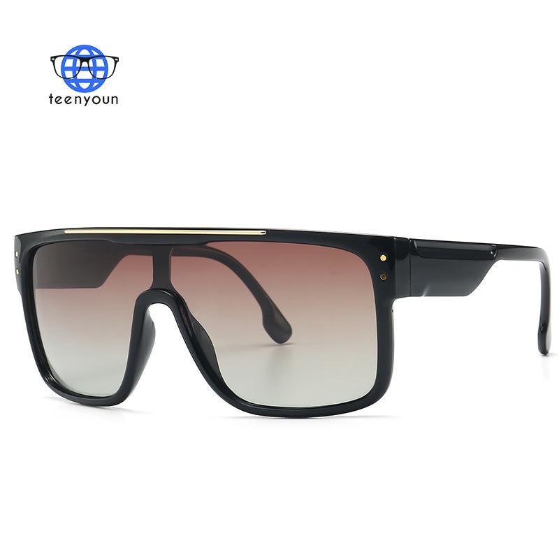 

Sunglasses TEENYOUN Luxury Oversized Polarized For Women Vintage Sun Glasses Frame Female Shades UV400 Eyewear