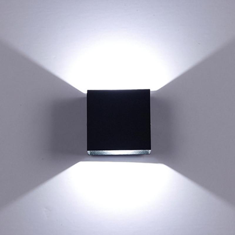 

YIYANG 6W LED Aluminium Wall Light Rail Project Square LED Wall Lamp for Bedroom Dining Room Hotels Bars Arts Lamps Lampada