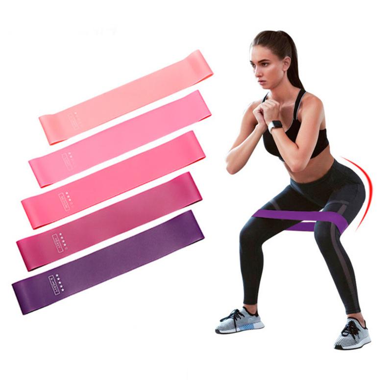 

Resistance Bands Sport Elastic Rubber Bands For Fitness Training Workout Mini Home Yoga Strength Gym Equipment
