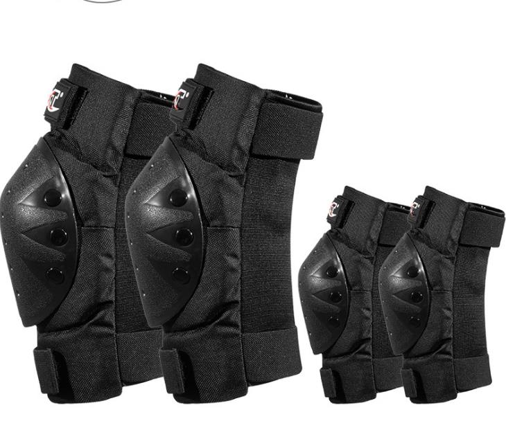 

motorcycle protective gear men and women summer off-road anti-fall knee pads elbow pads four-piece short wear-resistant knight equipment