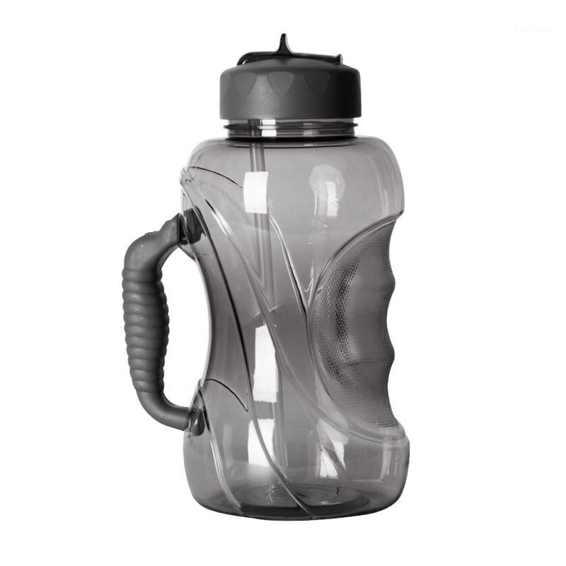 

1.5L Large Capacity Space Water Cup Sports Kettle Portable Travel Equipped Water Bottle with Handle1, Black