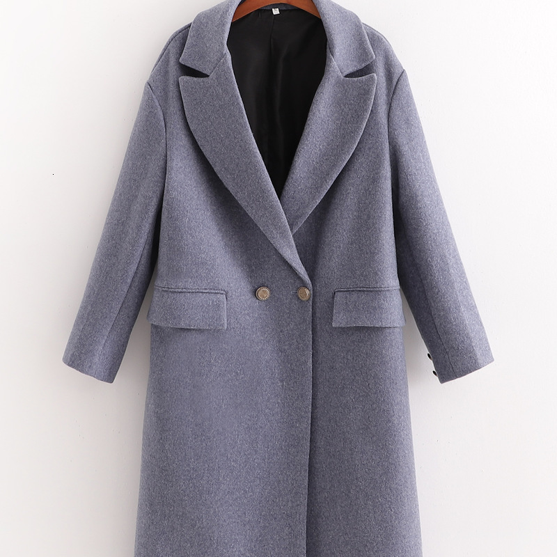 

2021 New Xd 3209 Fall Paragraph Texture Lapels Grows in Europe and the United States Women' Coat N69i, See chart