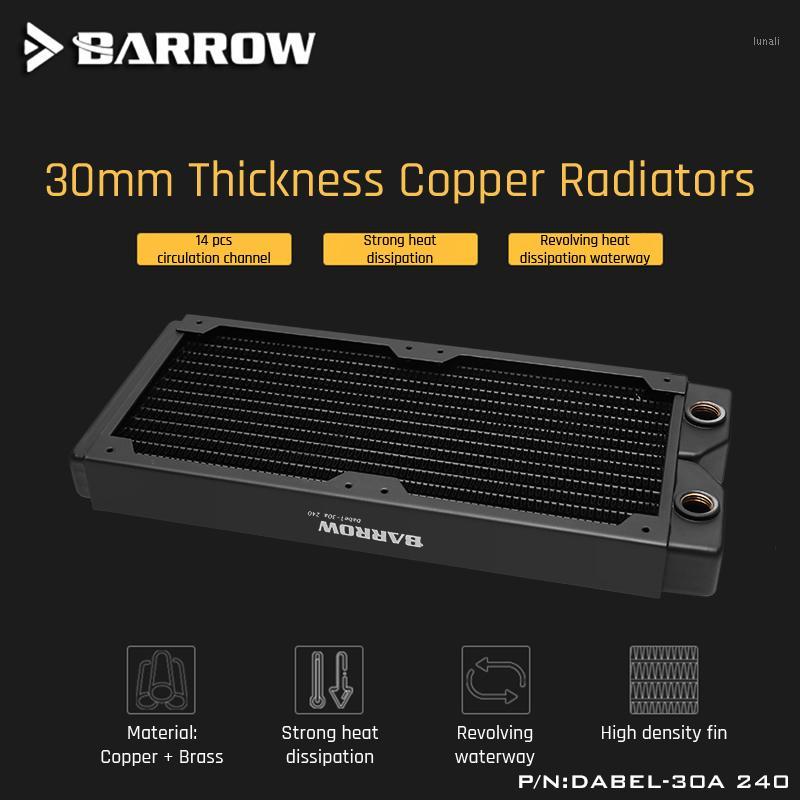

Barrow Dabel-30a 240 Copper Radiator 30mm Thickness 14pcs Circulation Channel Suitable For 120mm Fans1