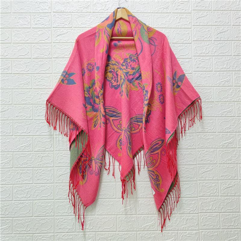 

Female Cashmere Scarf Women Winter Head Scarves Warm Shawls And Wraps Hijab