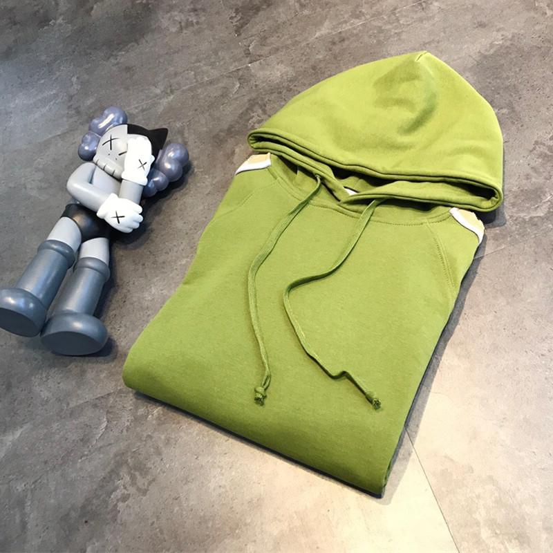 

20 years autumn winter new lovers fashion trend reflective ribbon casual loose hooded sweater, Gray