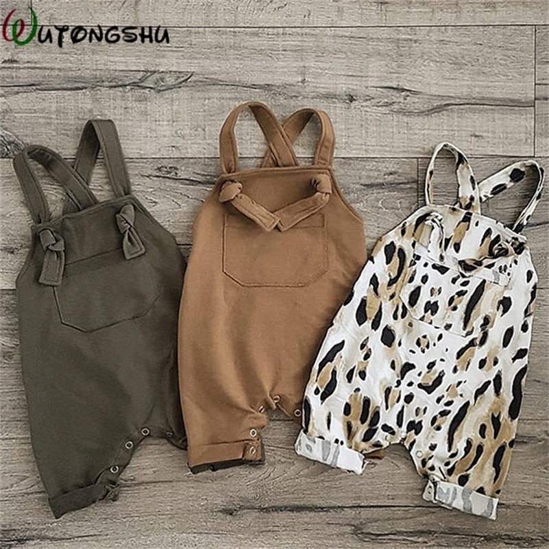 

Fashion Baby Pants Autumn Winter Newborn Girls Boy Overalls Toddler Pants Baby Suspender Trousers Solid Leggings For Kids LJ201012, Red