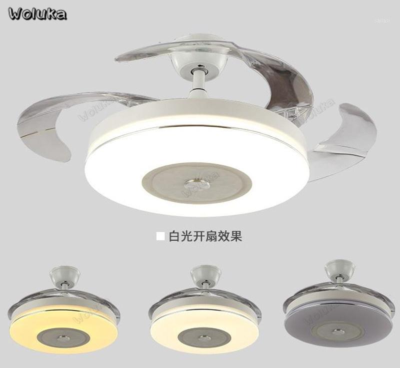 

Ceiling fan light ultra-thin living room dining room bedroom mute remote control modern minimalist fan ceiling light CD50 W071