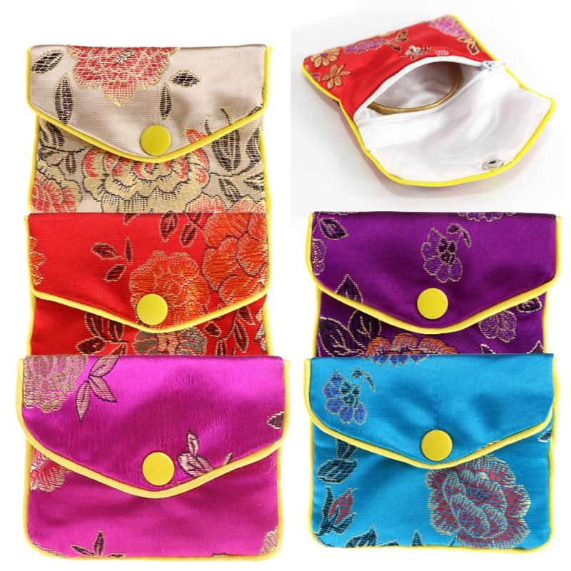 

Jewelry Storage Bags Chinese Silk Tradition Pouch Purse Gifts Jewelys Bag