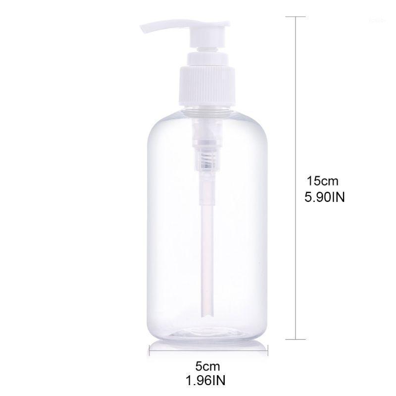 

250ML Pump Empty Bottle Plastic Hand Sanitizer Lotion Shampoo Dispenser Wash1