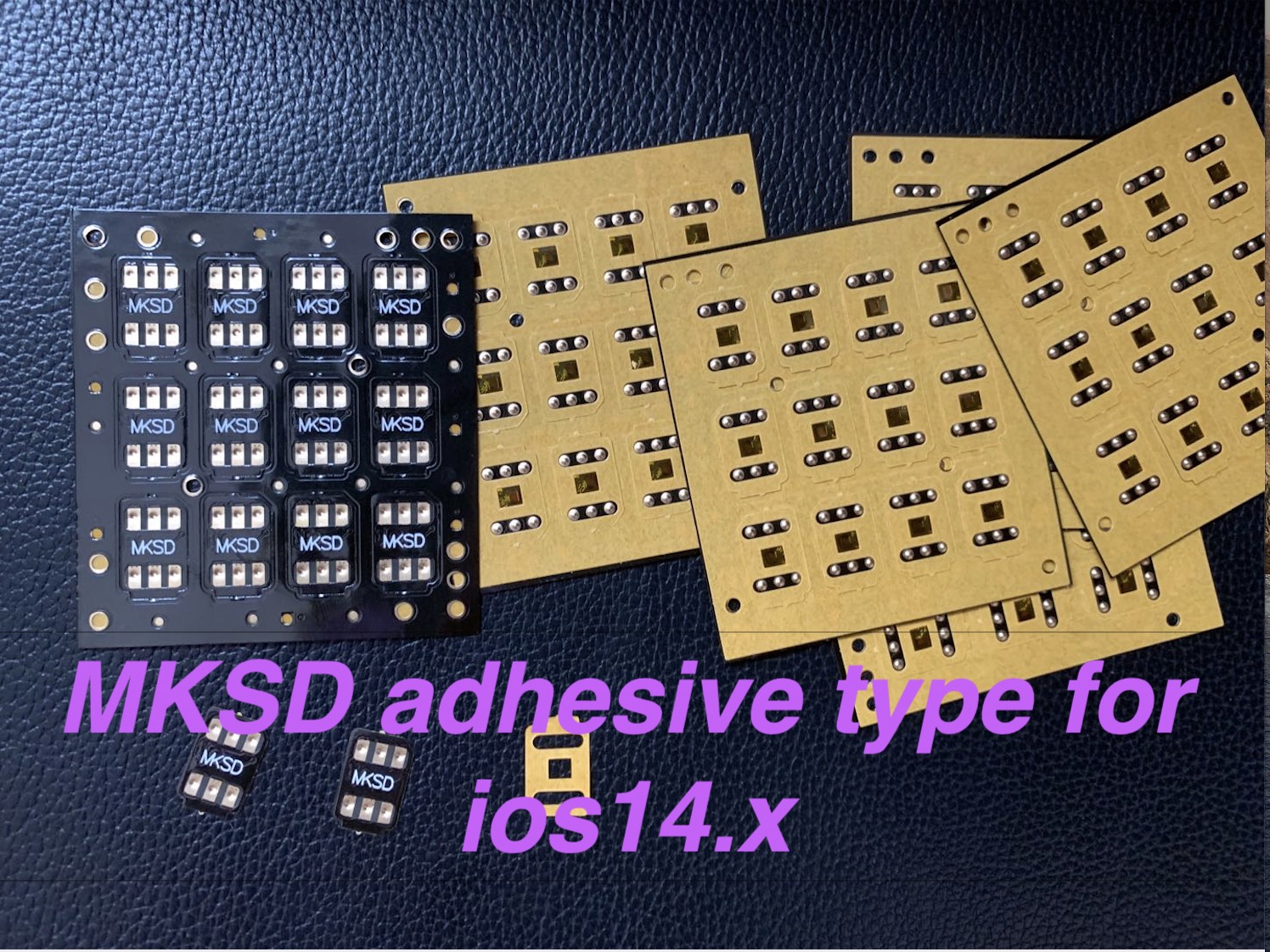 

2020 UPDATEABLE MKSD adhessive glue sticker sim chip for iPhone11 11pro max 11/xsmax x/XS/XR/8/7/6/5s Turbo sim Gevey pro v7 vsim