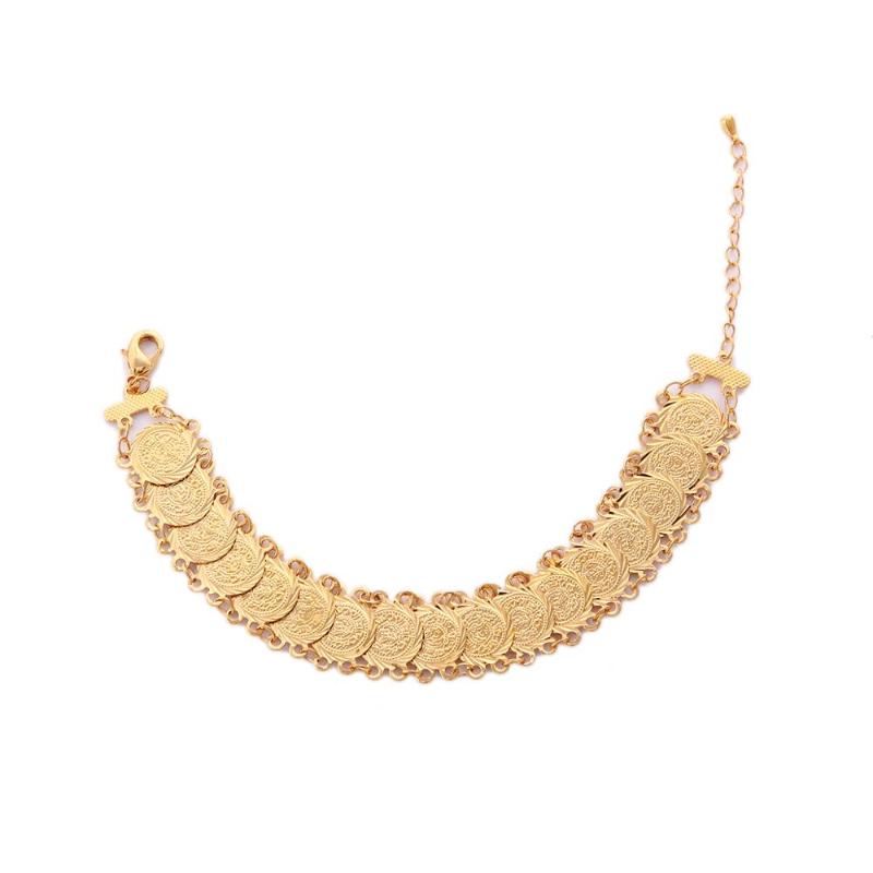 

Islam Coins Bracelet For Money Coin Bracelet Gold Color Unisex Arab Jewelry
