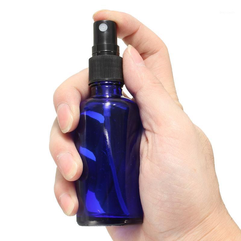 

Glitter girl Store 50ml blue vacuum plastic spray bottle plastic spray bottle with perfume, can be filled with cosmetic atomizer1