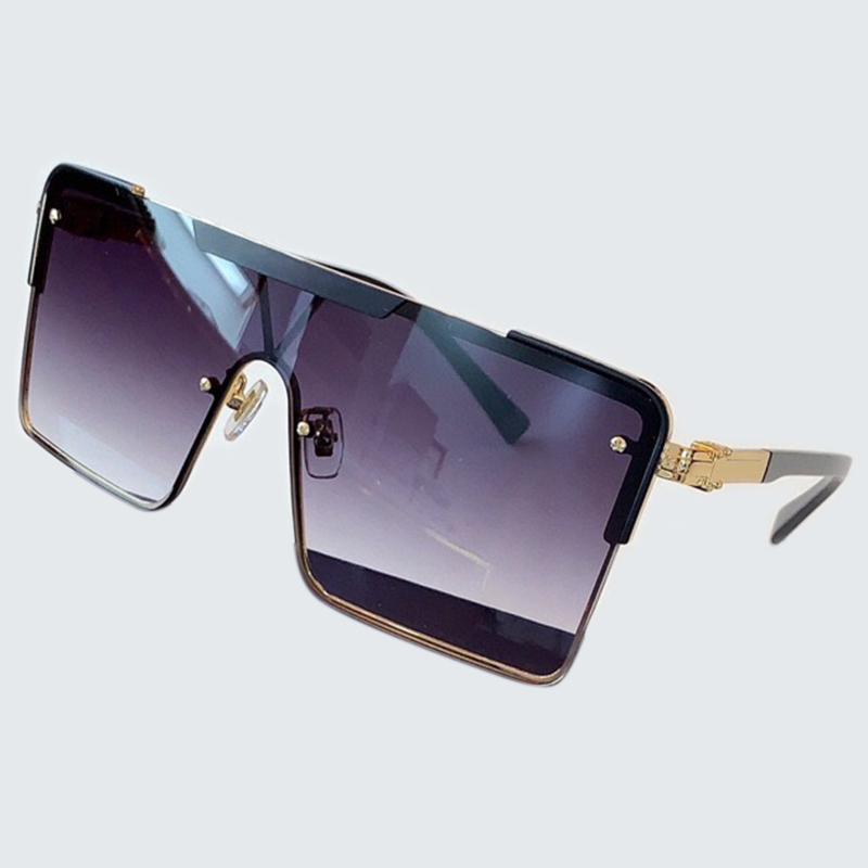 

2020 fashion square of large retro-gradient dimensions big picture sunglasses for woman a gafas piece light mirror shadow 4U2D