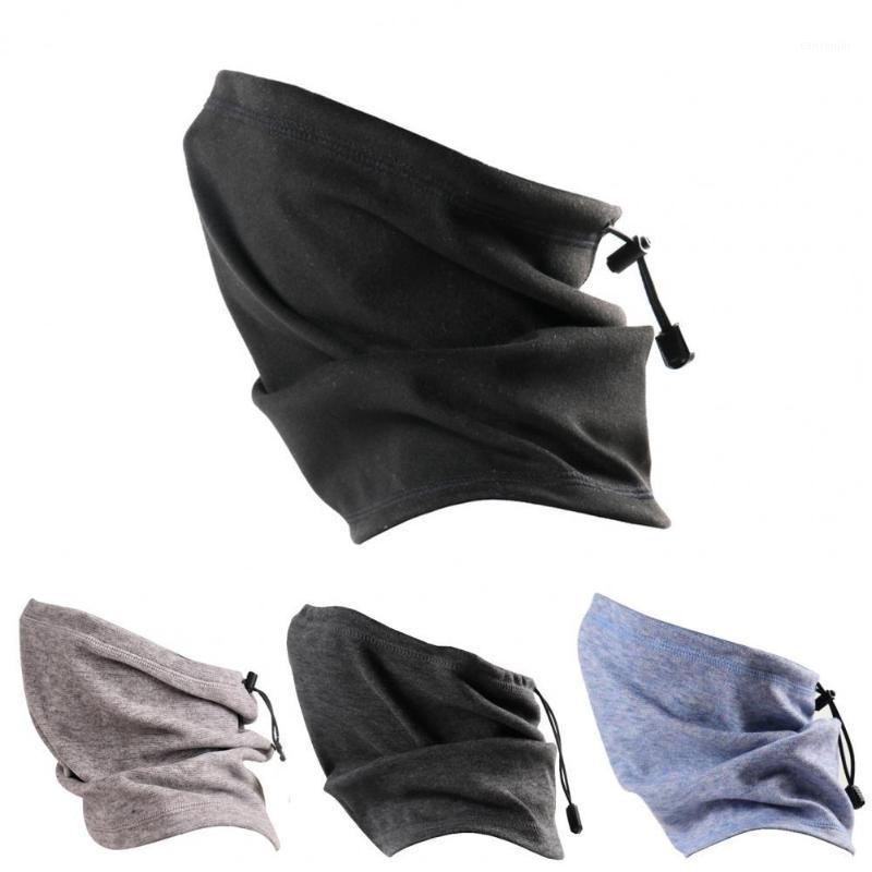 

Unisex Winter Cycling Hiking Dustproof Warm Drawstring Neck Scarf Face Cover1, Black