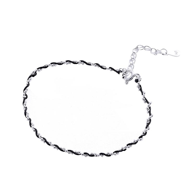 

Female Simple Bracelet Bracelet Friendship Necklace Small Red Rope Woven Small Ball Bead Fate Break Lucky Brac