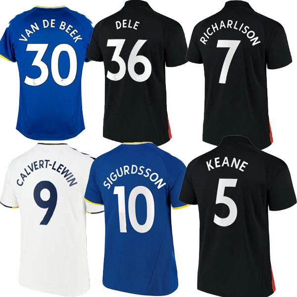 

2022 RICHARLISON 7 CALVERT-LEWIN 9 soccer jerseys KEANE 5 DOUCOURE 16 ALLI 36 VAN DE BEEK 30 GRAY 11 home away third 21 22 jersey football shirts