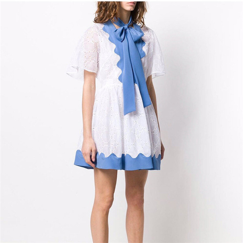 

New Track Ladies Ruffles Mid Long 2021 Summer Preppy Style Sweet Women Aline Sexy Out Dressed 7wfs, Picture color