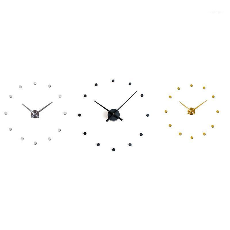 

3D DIY Dot Super Acrylic Mirror Wall Clock Home Fashion Decoration Mute Wall Sticker Clock1