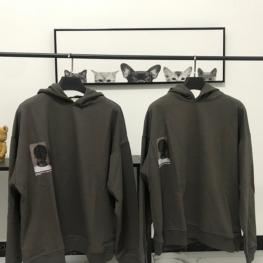 

2021 New Heavy Fabric Vintage Hoodie Hoody Men Women Character Photo Printing Arnodefrance Pullover 5bz1