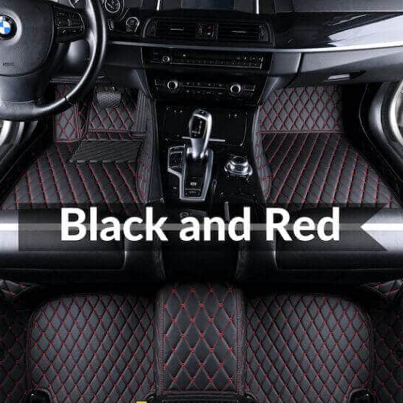 

Autocovers Custom Fit Car Floor Trunk Mat Specific Waterproof PU Leather ECO friendly Material For SUV Truck Full Set Car Mat 014