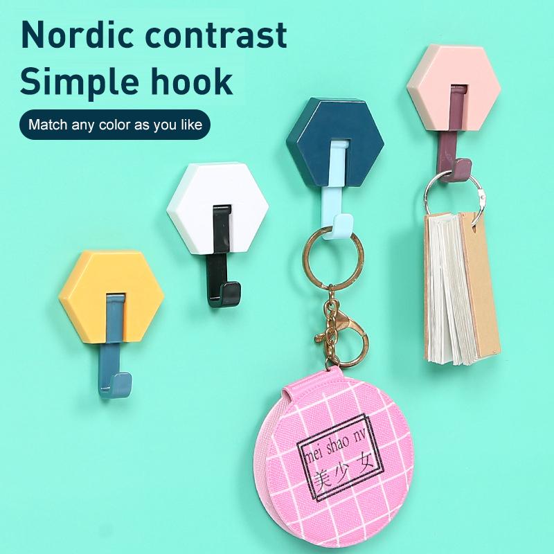 

4PCS Hanger Hook Suction Cup Adhesive Wall Vacuum Sucker Heavy Transparent Load Rack Bathroom kitchen Sticky Hook