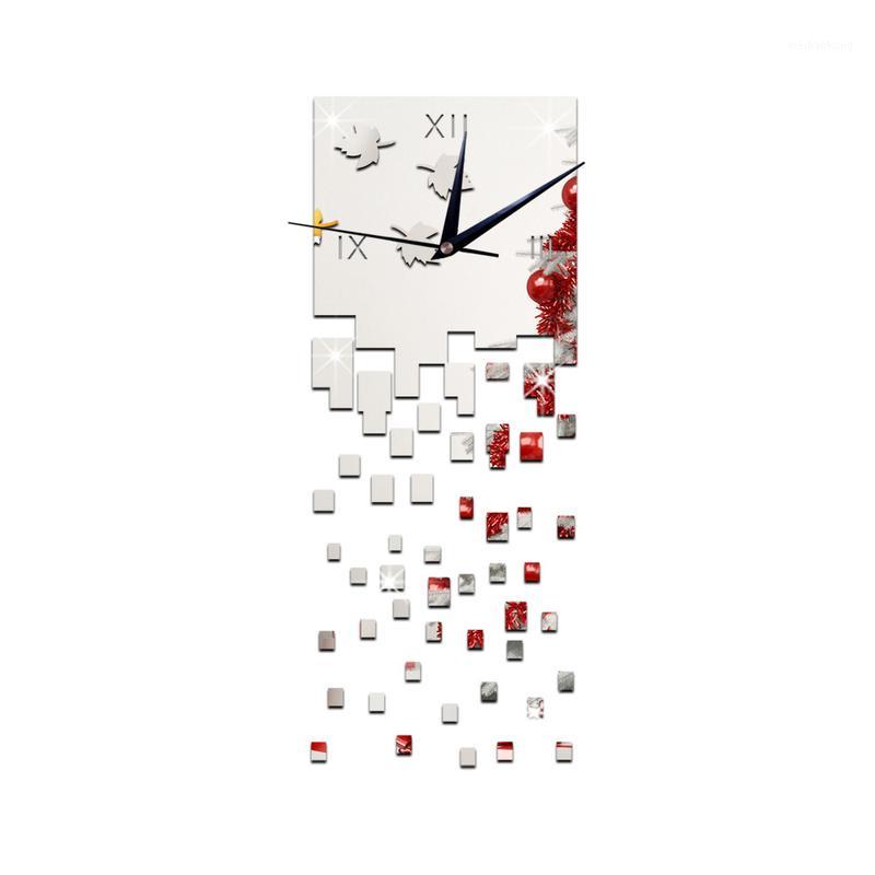 

1-10pcs Indoor Livingroom Wall Clock Modern Design Creative Wall Clock Mirror Interior Decoration Room 3d Sticker Home Decor1