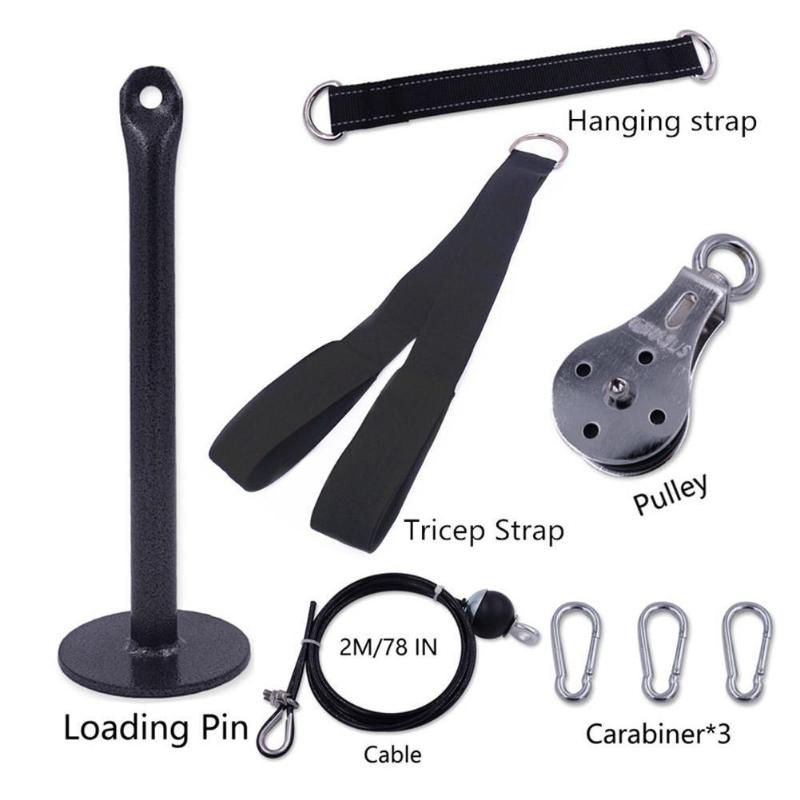 

Triceps Rope Pulley Cable Adjustable Biceps Triceps Accessories Training Home Gym Sport Hand Equipment Fitness Rope W9Y7