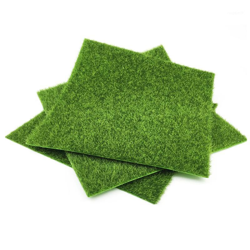 

4/5pcs Rtificial Grass Lawns Artificial Grass Lawn Miniature Ornament Garden Ome Garden Moss For Home Floor Decoration1, 5pcs 15cm
