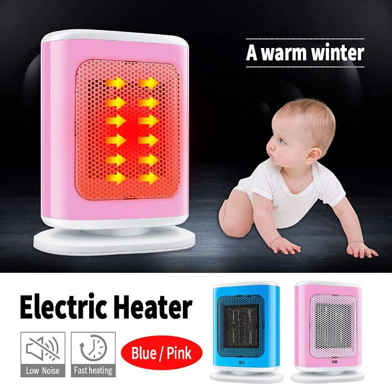 

Mini Portable Electric Heater Desktop Heating Warm Air Fan Home Office Wall Handy Air Heater Bathroom Radiator Warmer