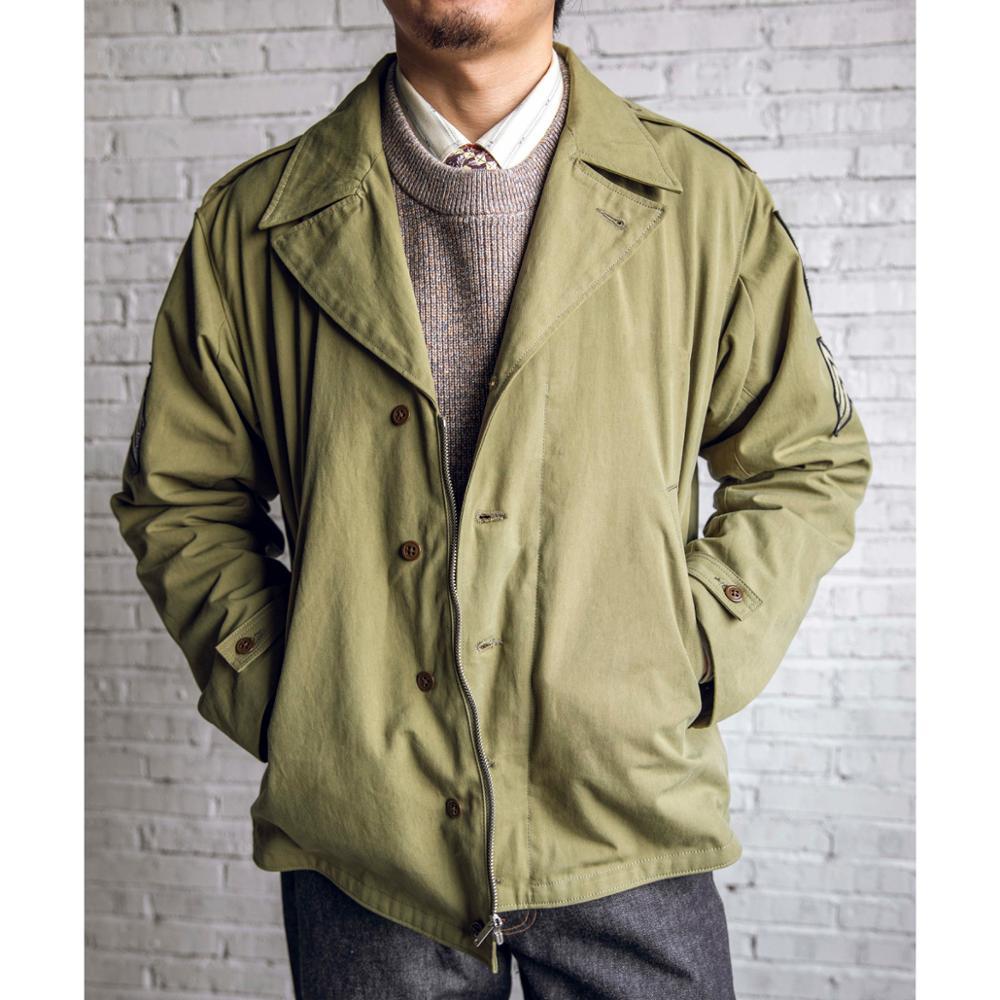 

Red Tornado of army eua M-41 Field Jacket from the Second War Vintage Combat Uniform m1941 Loose Adjustment PQZX, Army green.