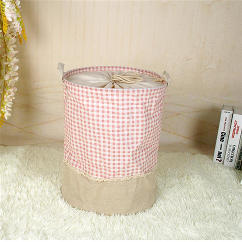 

Creative Home Dirty Storage Bucket Children's Toy Bucket Cute Dirty Clothing Storage Basket Canvas Bag Organizer Decor